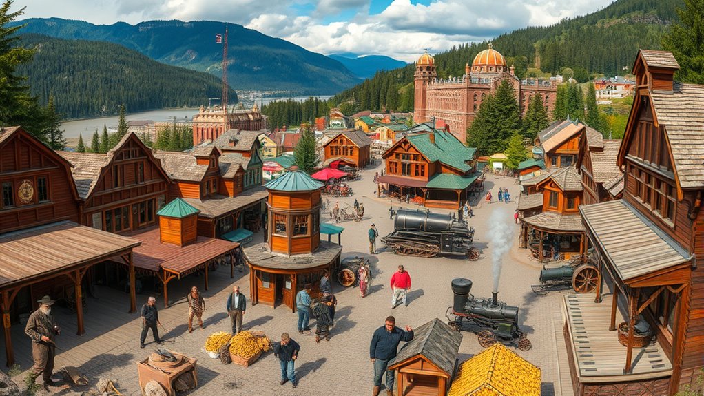 gold rushes and resource development