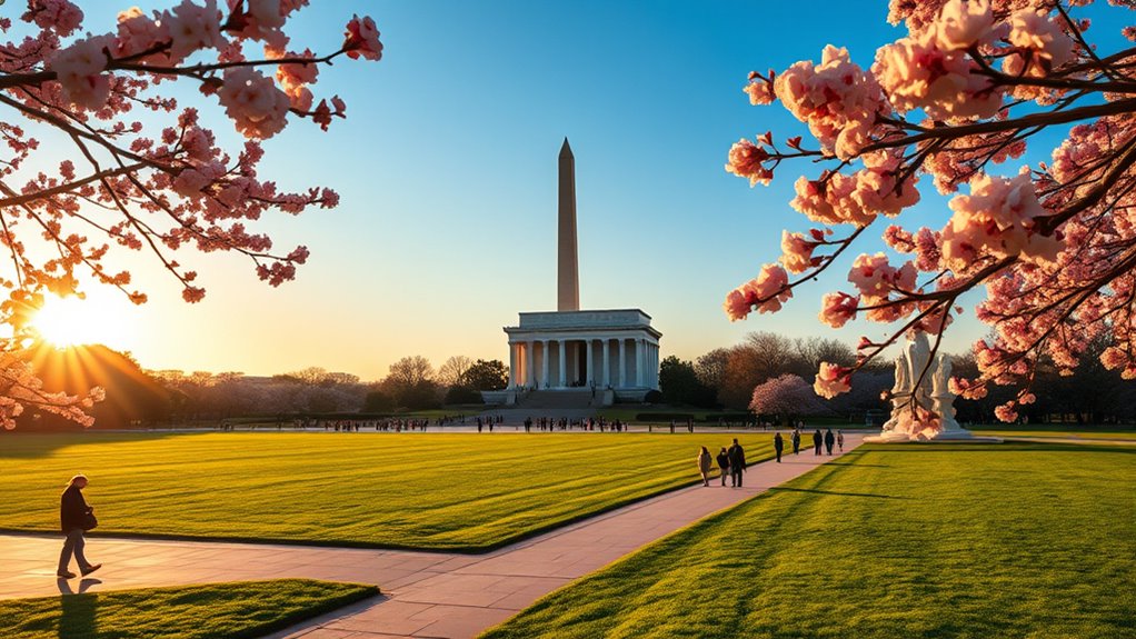 iconic historic landmarks and green spaces