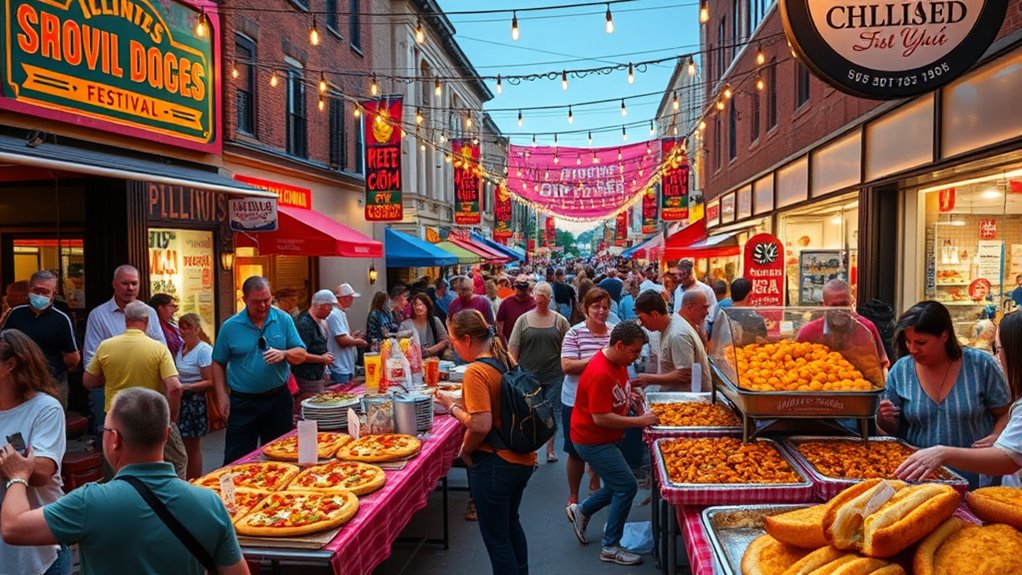 illinois food festivals and tours