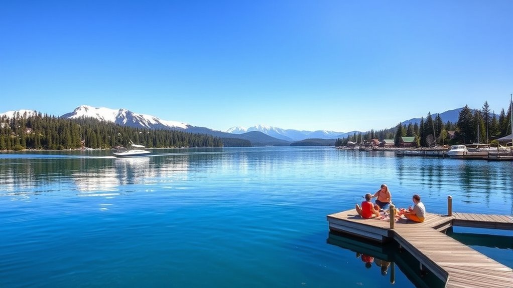 lake activities and lakeside luxury