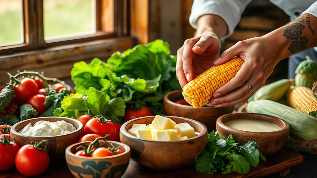 local sustainable farm ingredients