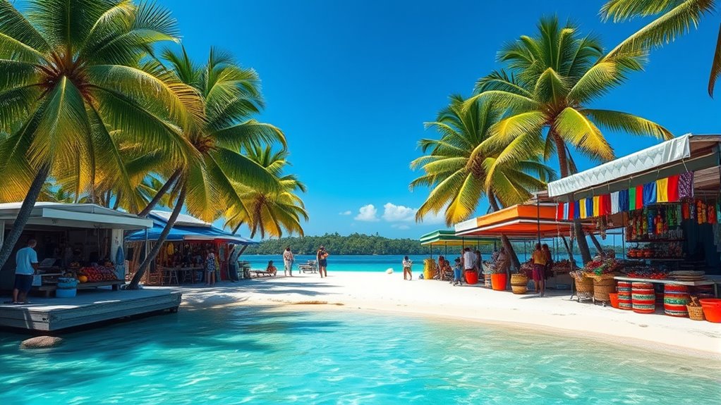 lush landscapes and markets