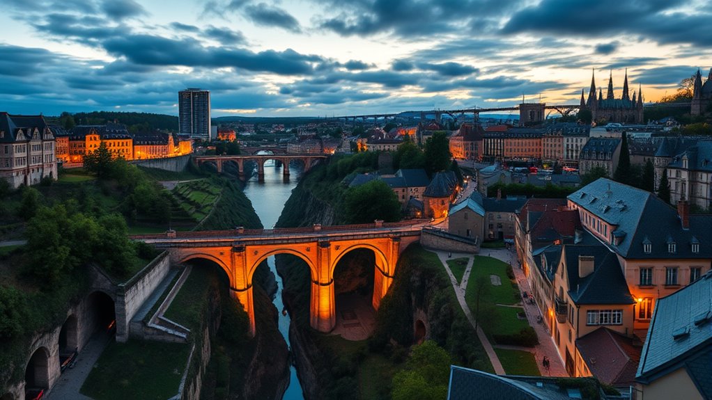luxembourg s historic architectural gardens