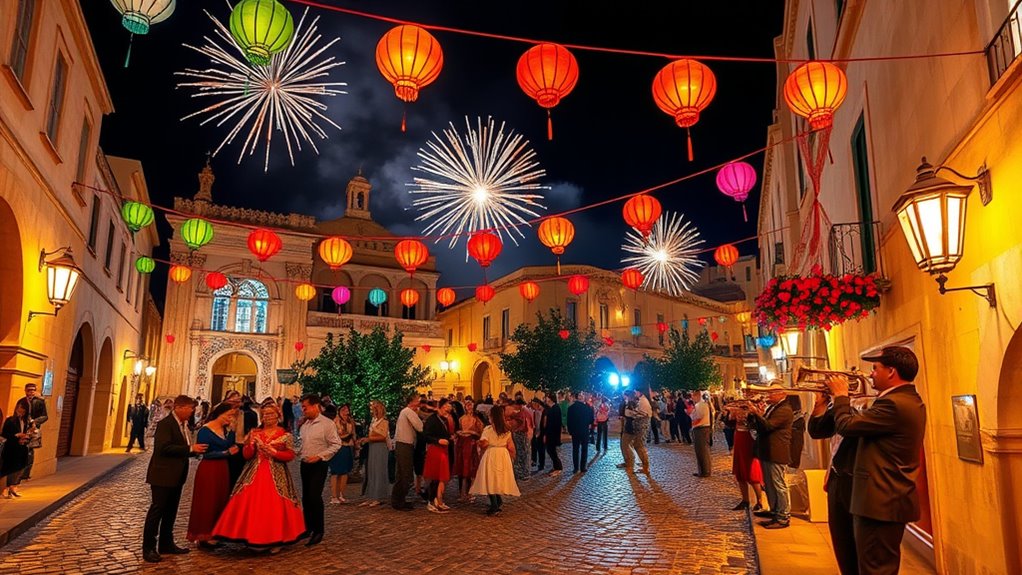malta festivals and fireworks