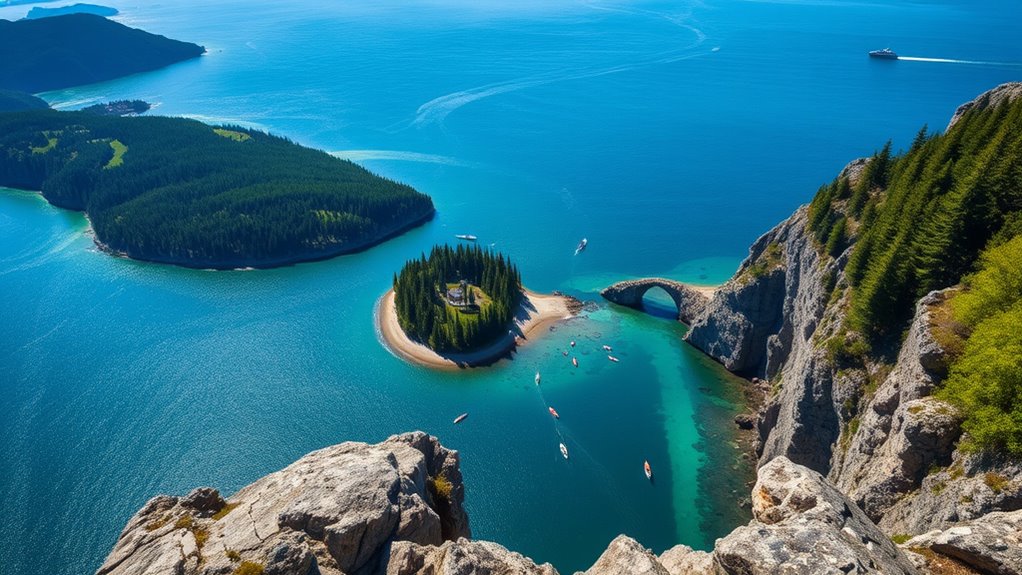 marine wildlife and scenic exploration