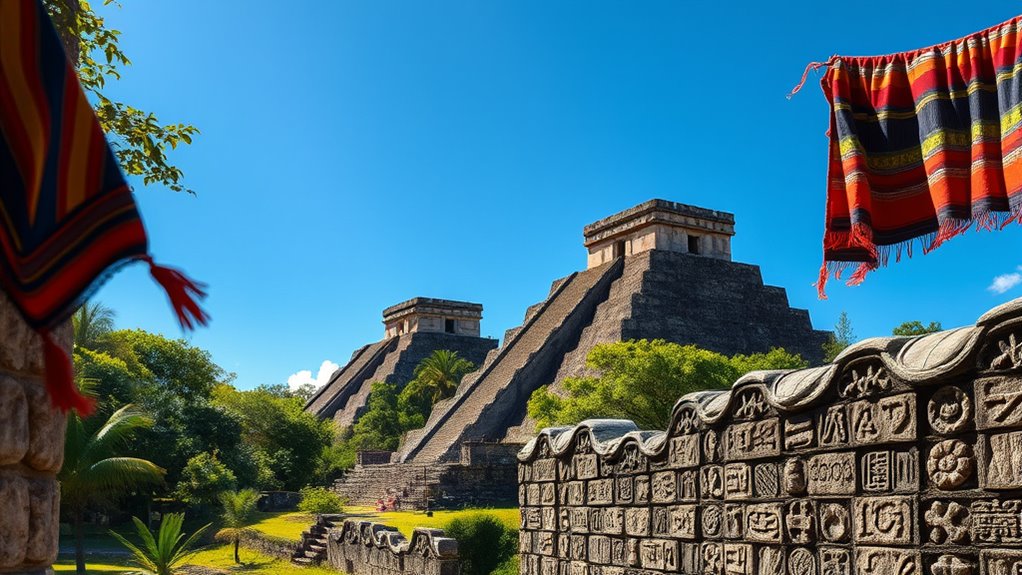mayan ruins and artifacts