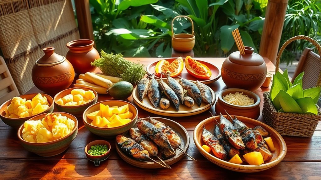 melanesian staple ingredients showcase traditional flavors