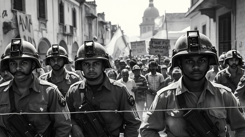 military repression fuels unrest