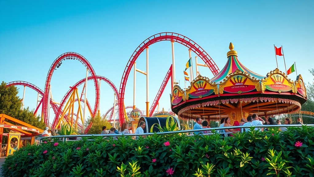 ohio thrill parks offer diverse rides