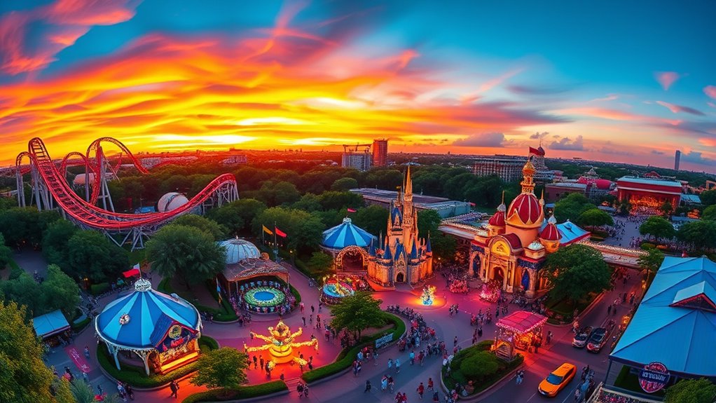 orlando theme park attractions