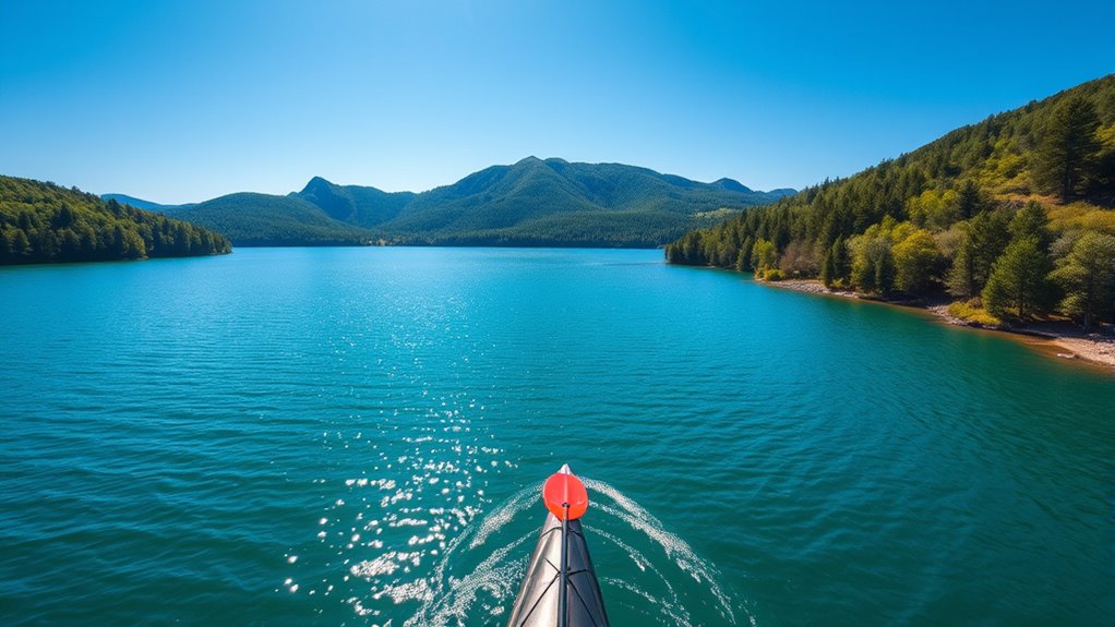 outdoor water and mountain fun
