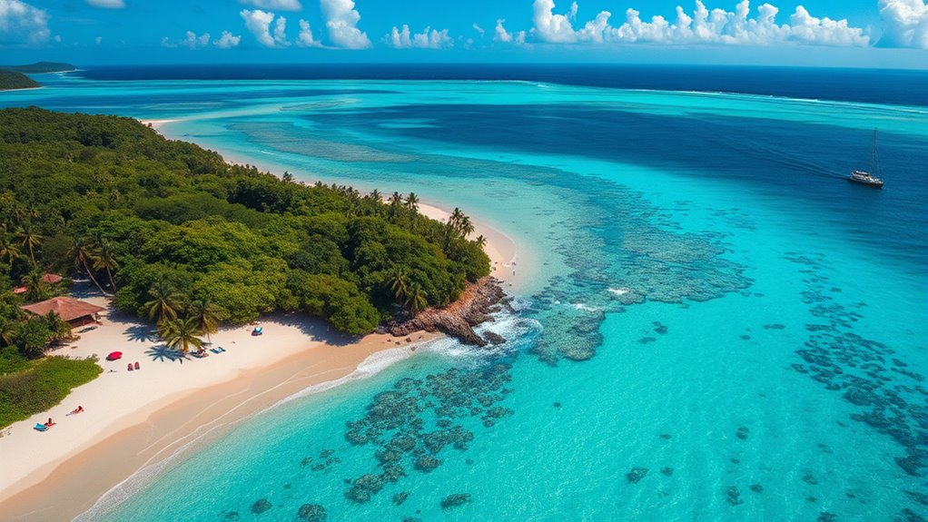 pristine beaches and marine life