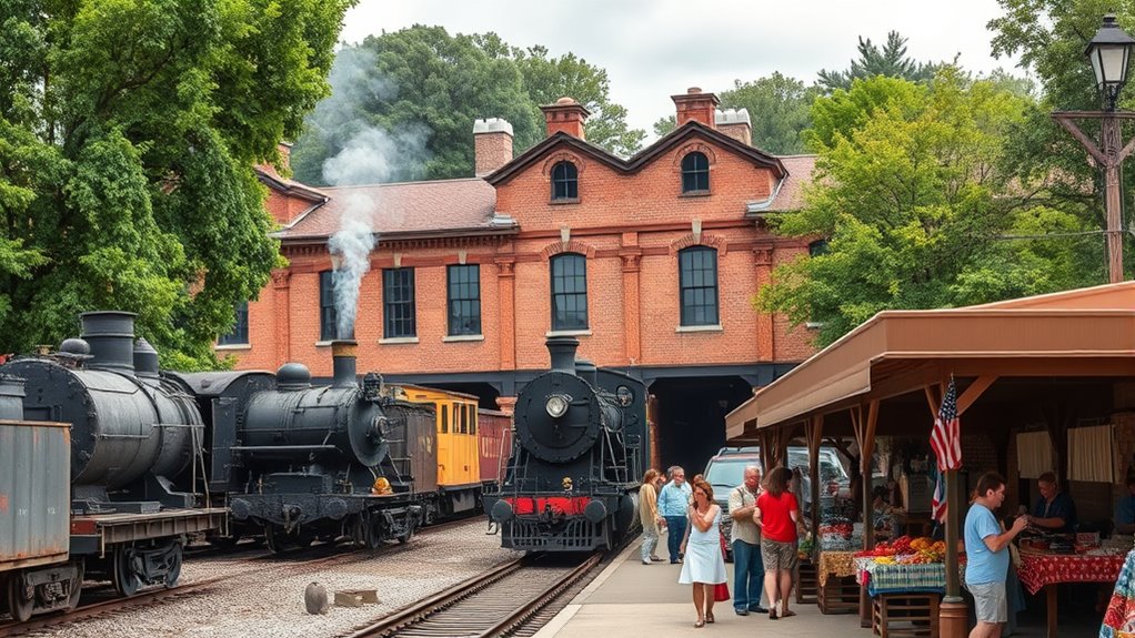 railroads and ports boost economy