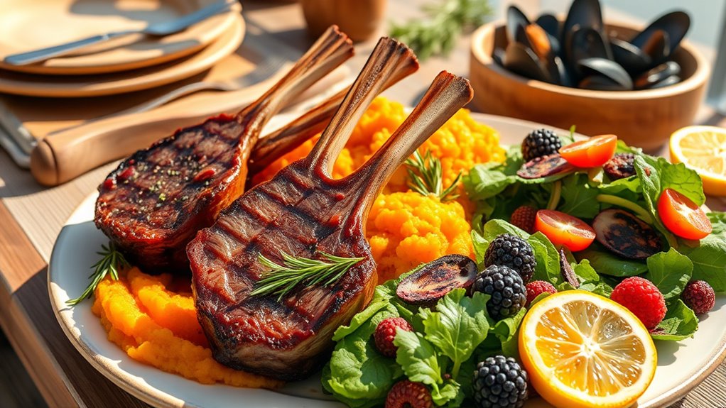 regional seafood and game