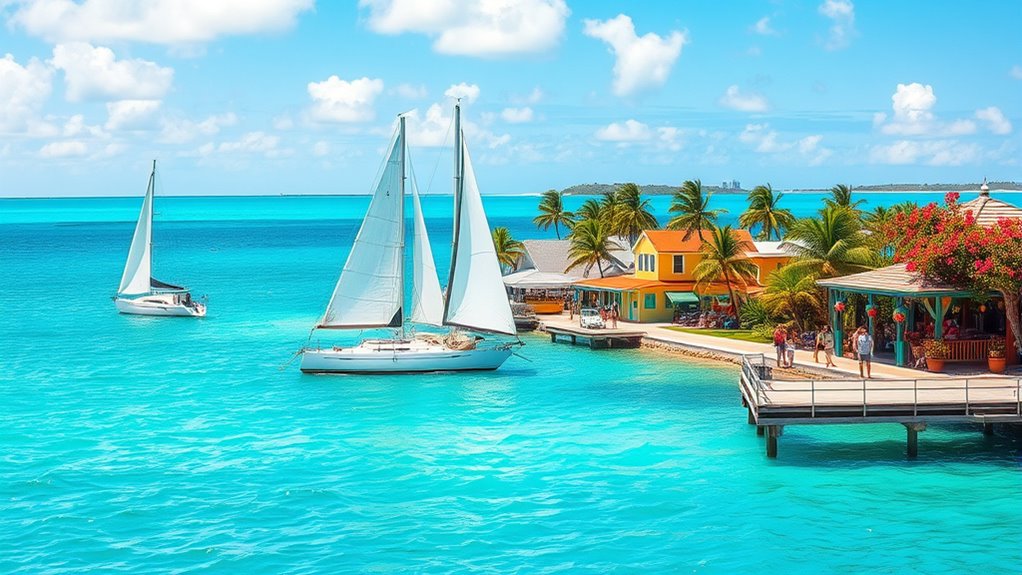 scenic calm sailing waters