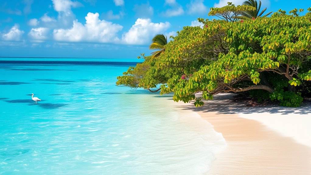 secluded beaches and wildlife