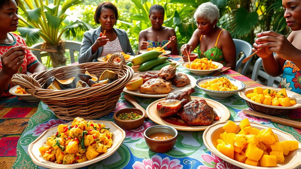 shared communal family meals