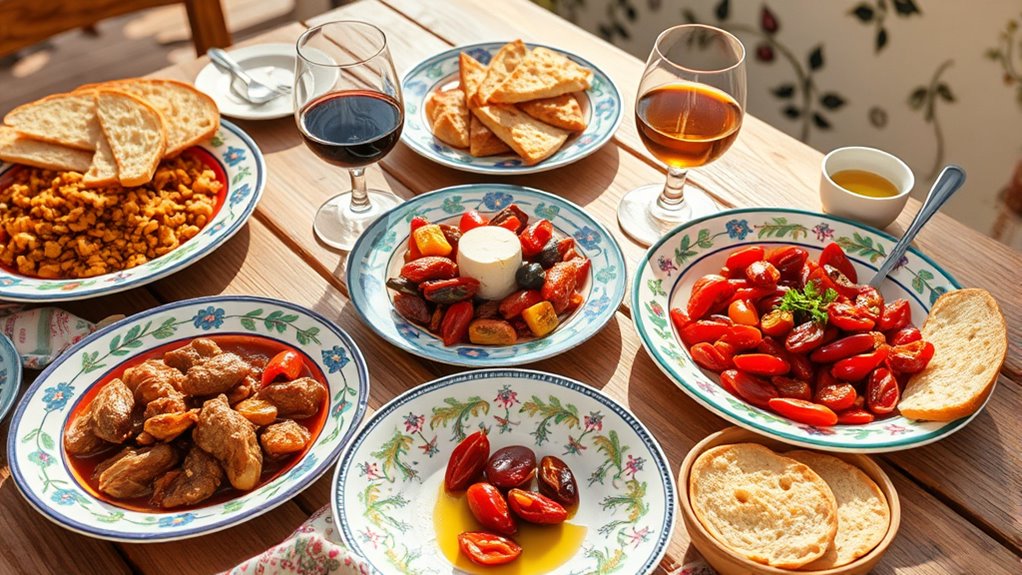 shared communal traditional dining