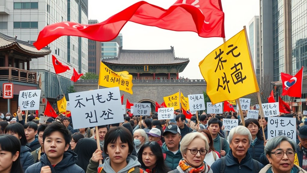 south korea s democratic progress