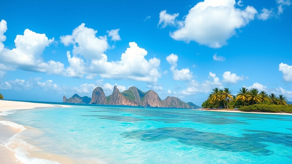 stunning volcanic marine rainforest