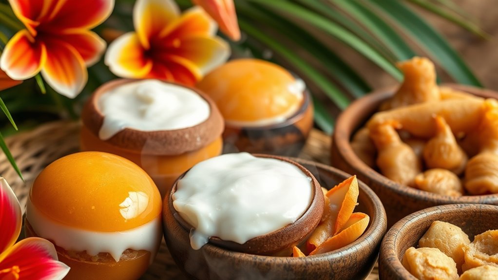 tahitian fermented coconut sweets