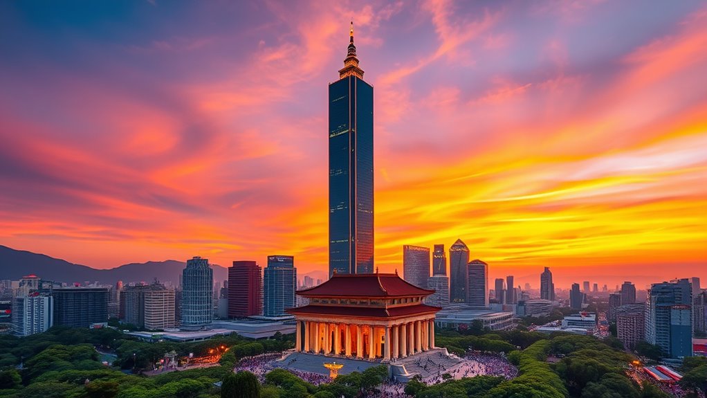 taiwanese landmarks blend tradition