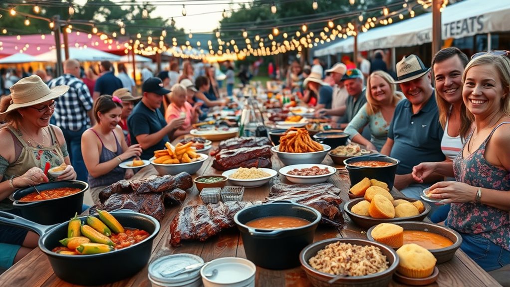 texas festivals celebrate food