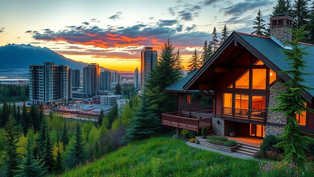 urban luxury and rural retreats