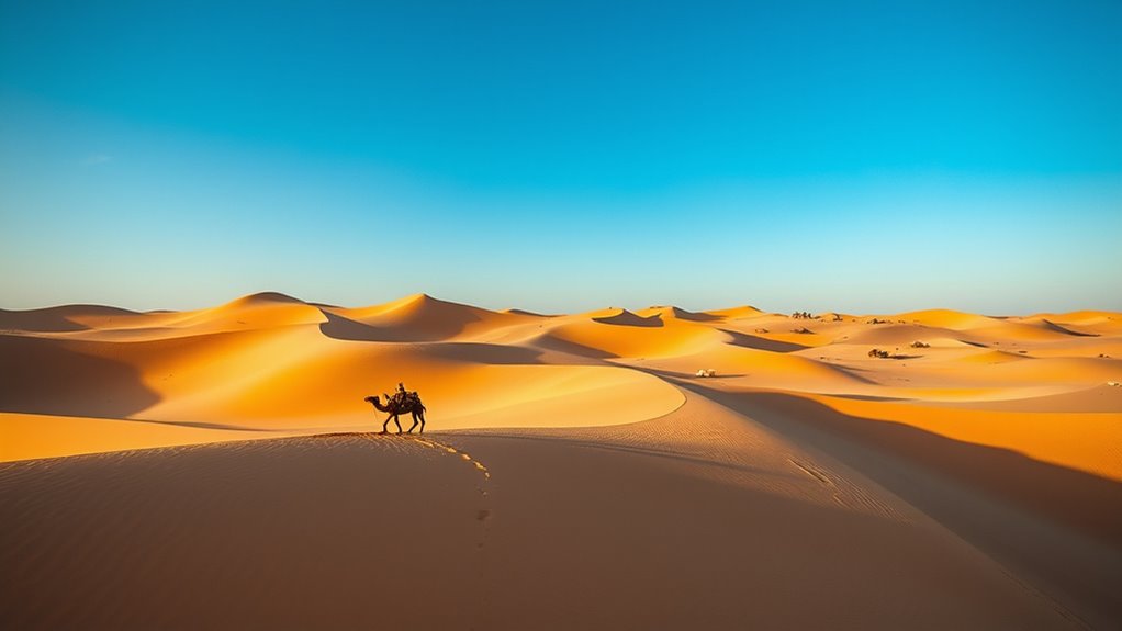 vast dunes and starry skies