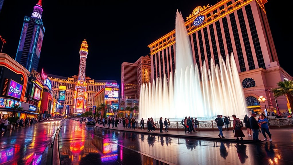 vibrant casinos and shows
