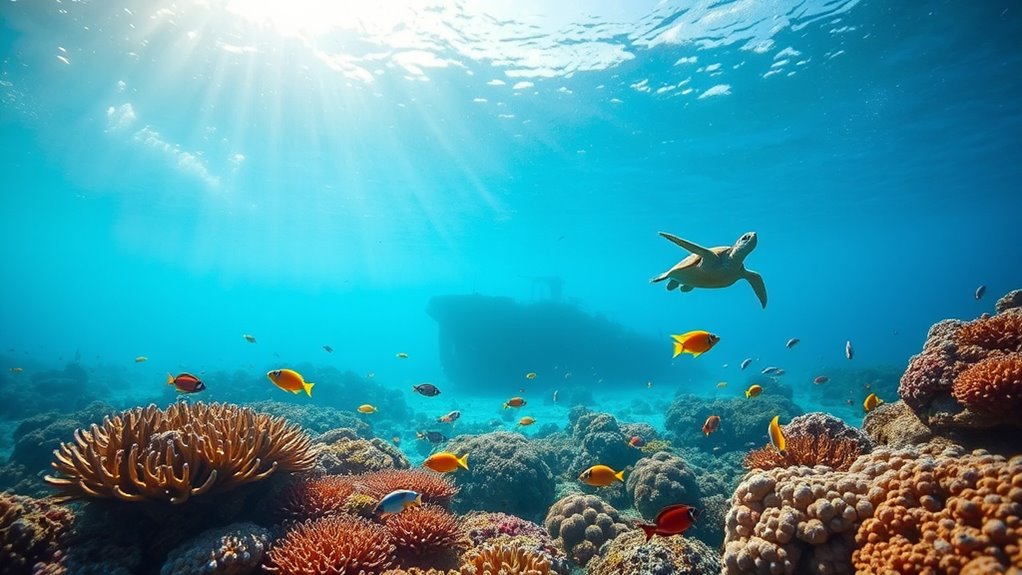 vibrant coral reef encounters