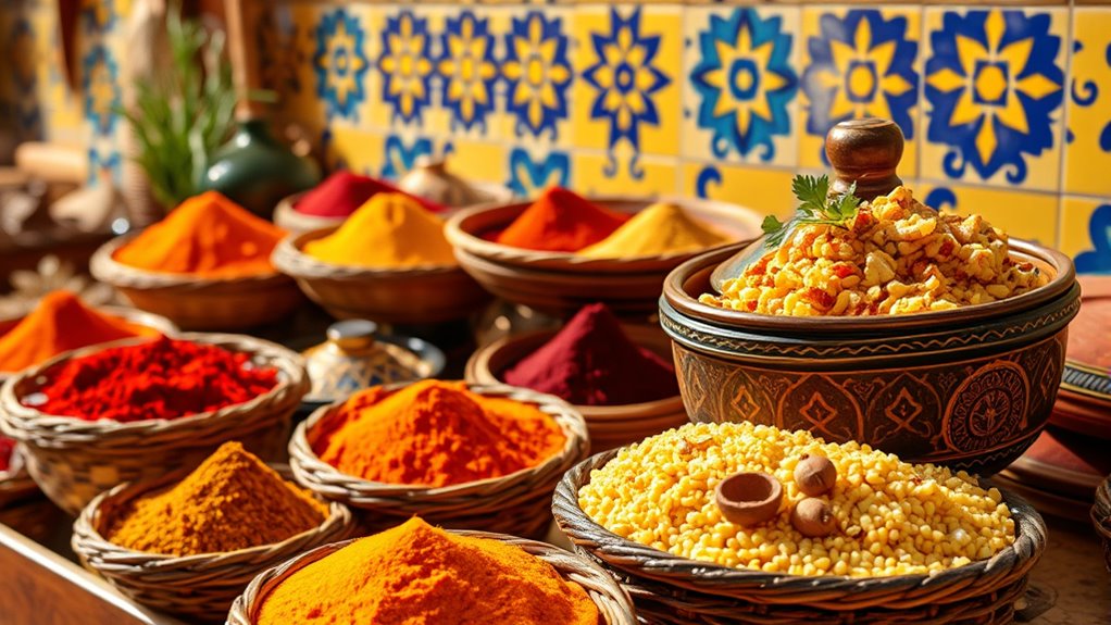 vibrant layered spice blends