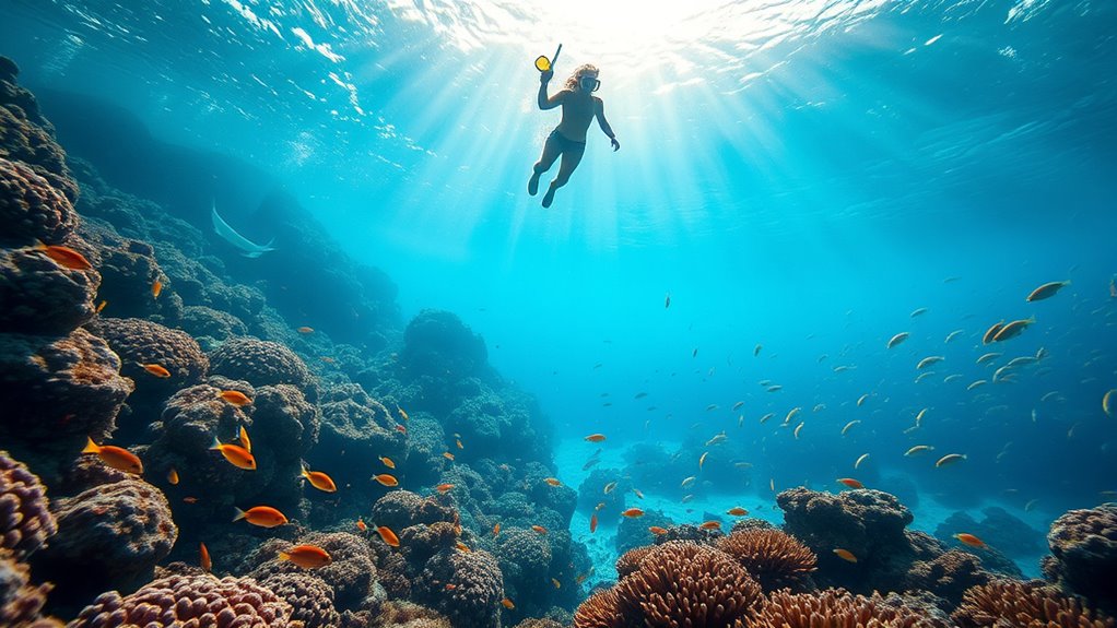 vibrant marine life encounters