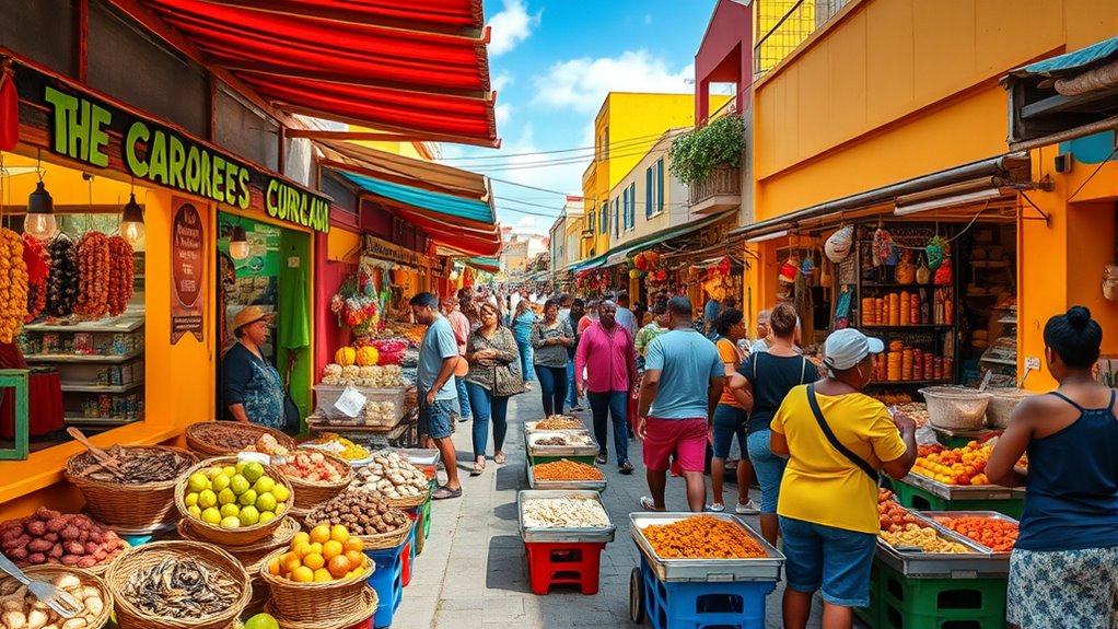 vibrant markets and street food