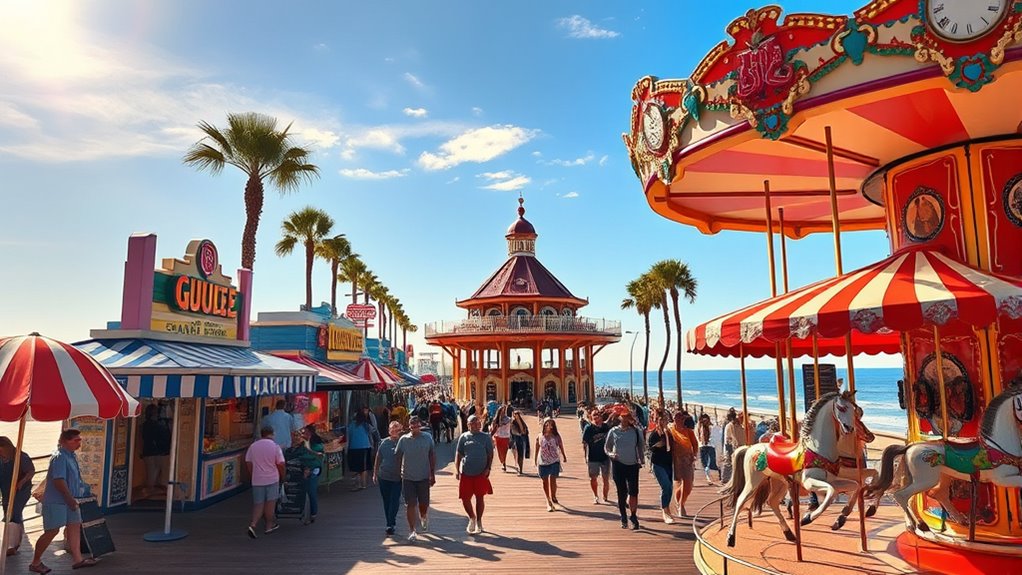 vibrant seaside entertainment destination