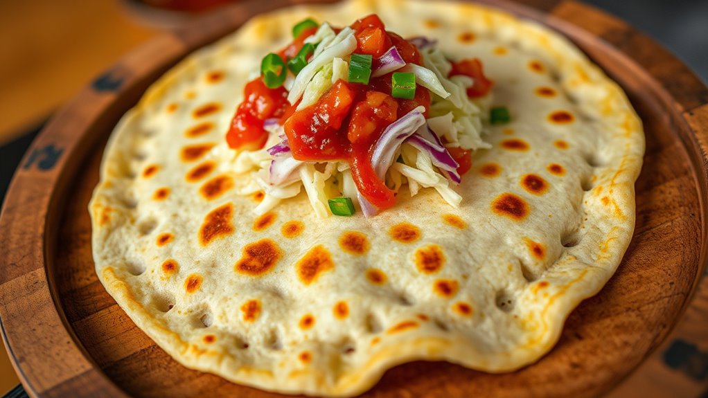 vibrant traditional food presentation