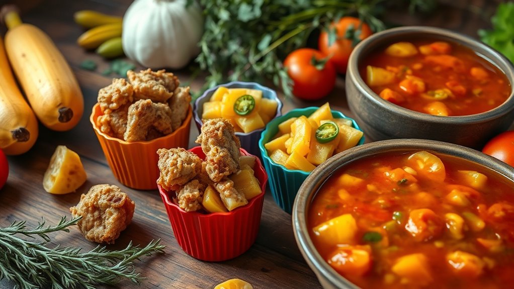 vibrant traditional puerto rican cuisine