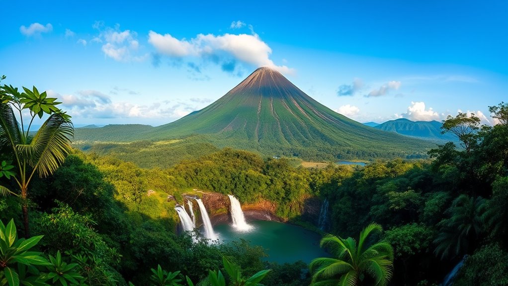 volcano climbing and crater lakes
