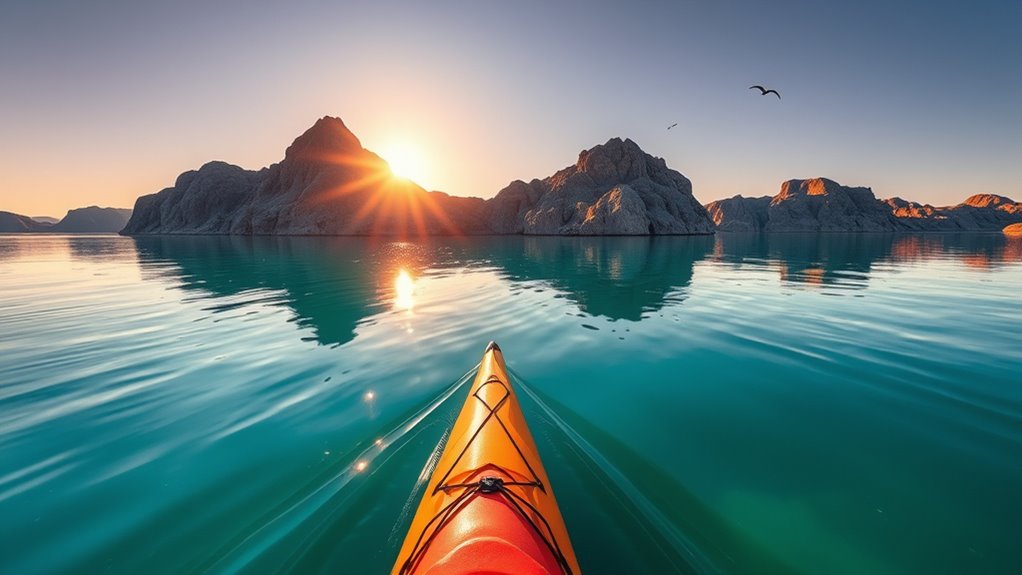 water activities and shoreline relaxation