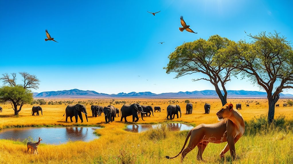 wildlife safaris and natural landscapes