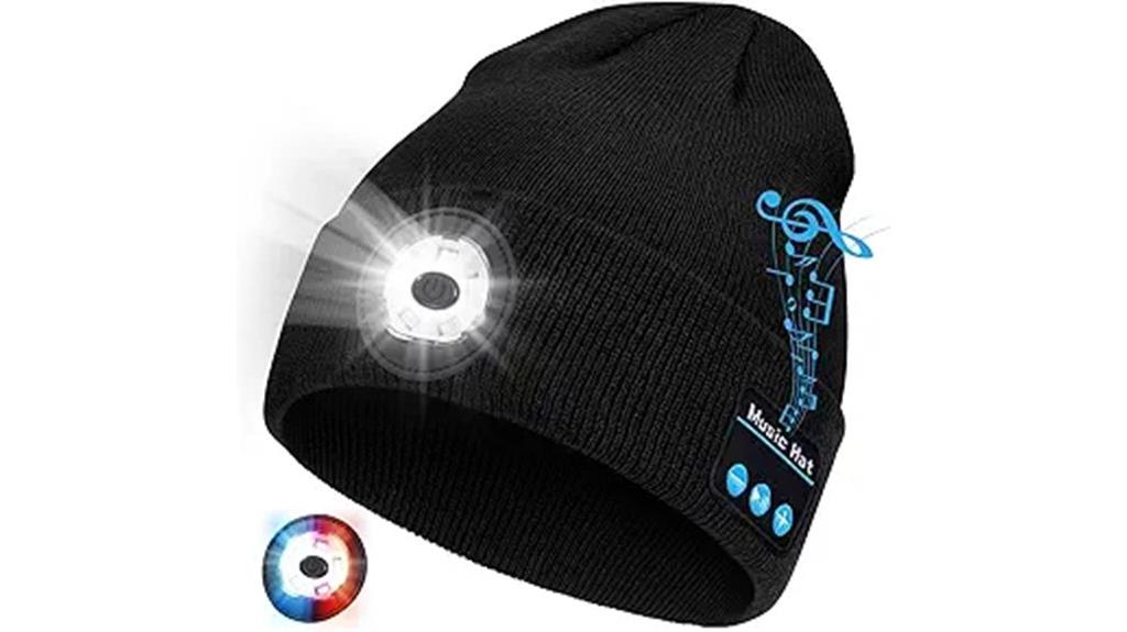 bluetooth beanie with lights
