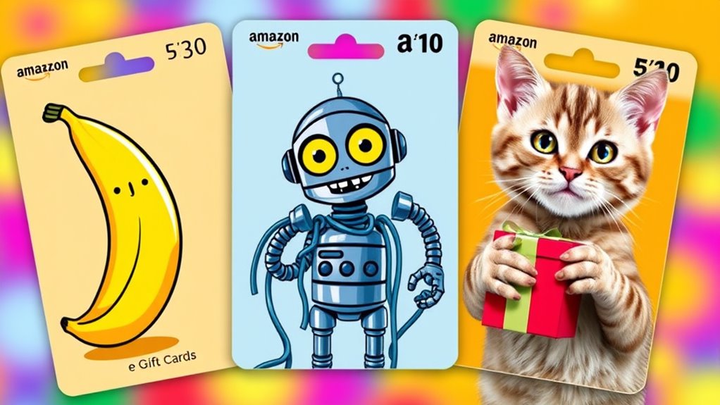funny amazon gift card designs