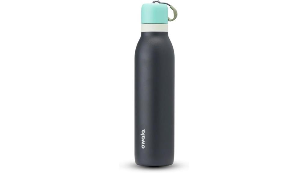 insulated straw water bottle