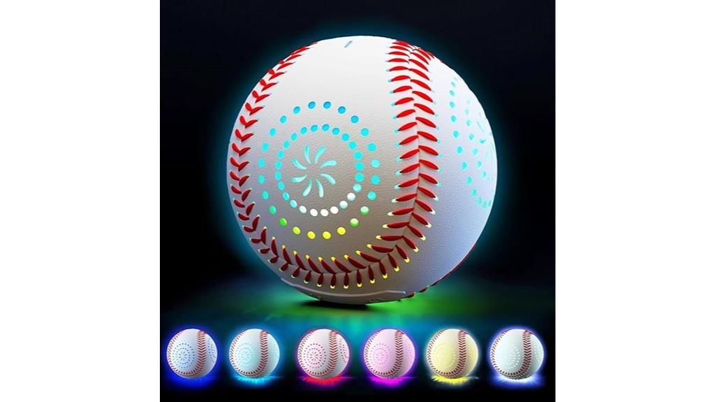led glow baseballs