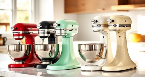 top kitchenaid mixer colors