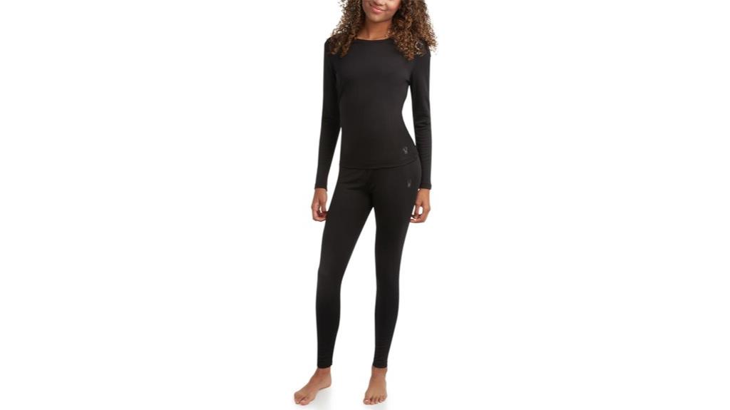 women s fleece thermal set