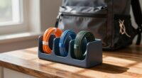backpack cable organization solution
