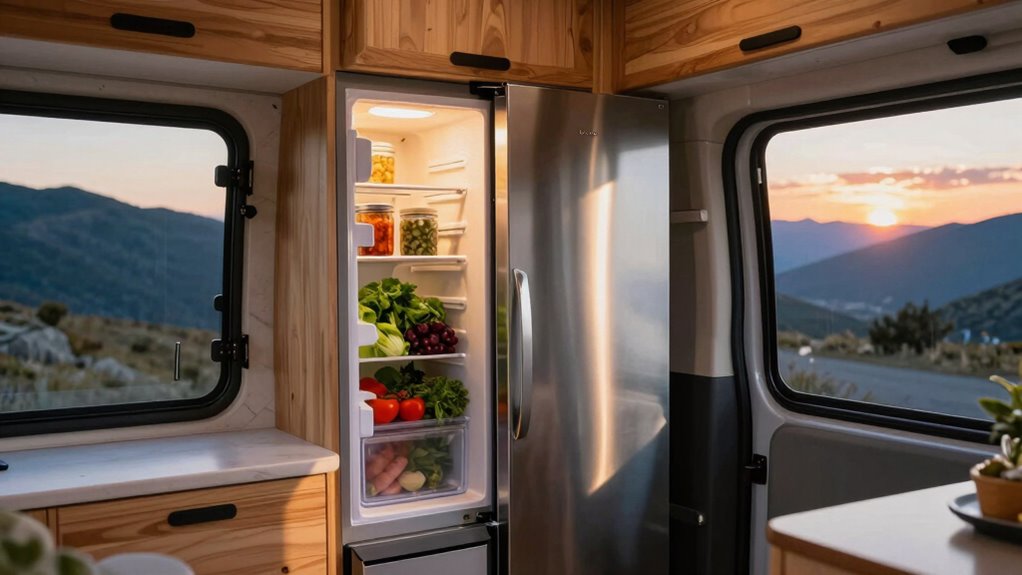 choose energy efficient van refrigerator