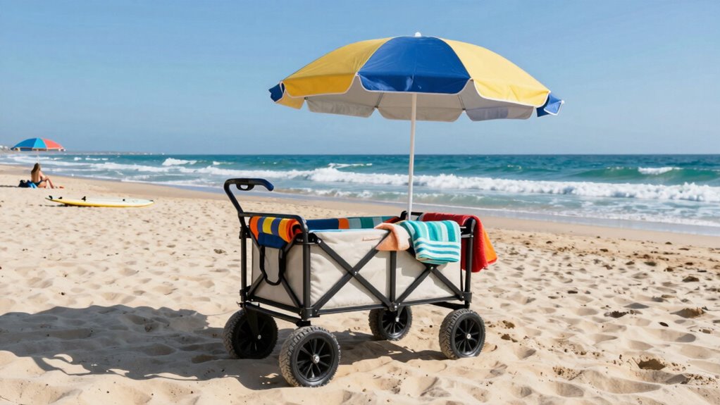 coastal travelers beach cart upgrade