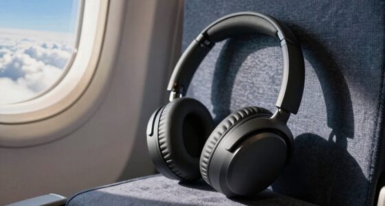 comfortable travel with headphones